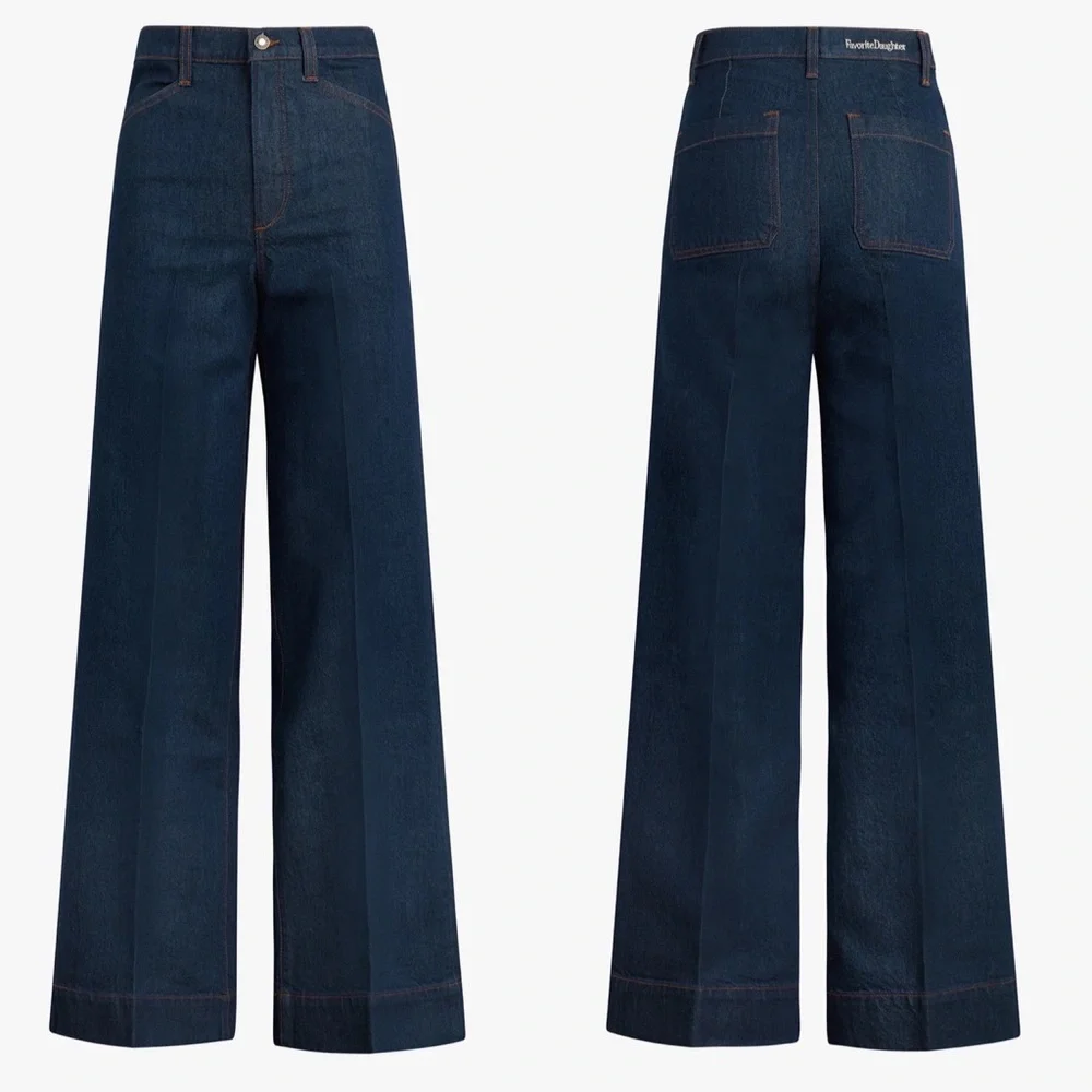 Favorite Daughter The Mischa Super High Rise Wide Leg Jean Sz 29 NWT - Picture 4 of 10